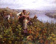 Daniel Ridgeway Knight En Vendanges china oil painting artist